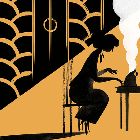 Illustration for Zelda Fitzgerald’s story, “The Iceberg,” published on The New Yorker. (The New Yorker blog)