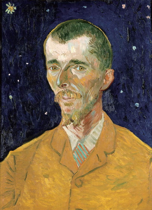“Portrait of Eugène Boch” (1888) by Vincent van Gogh (Musee d’Orsay)