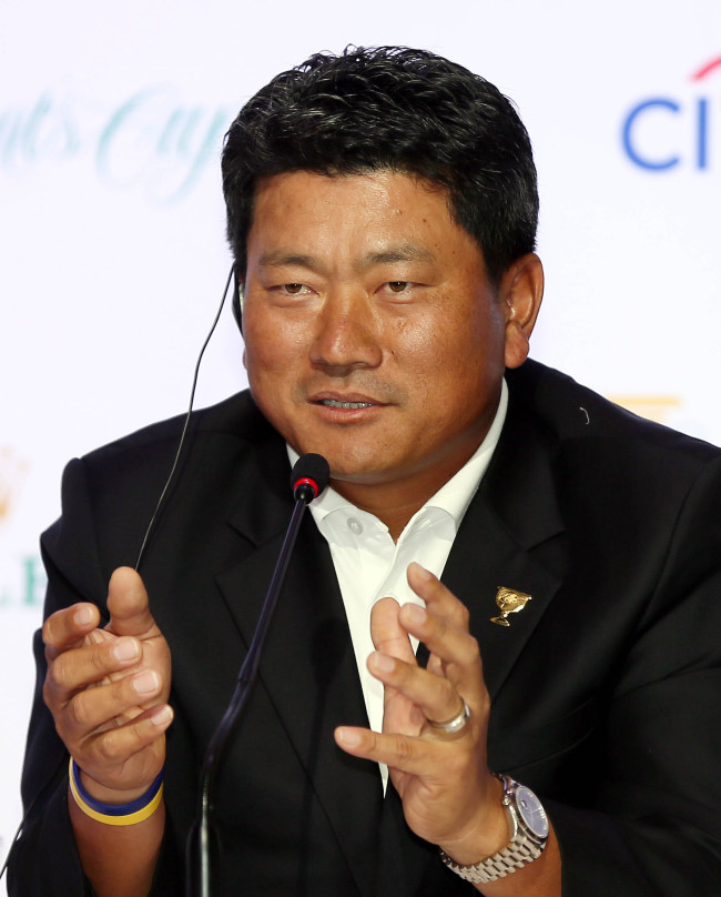 Korea’s Choi Kyung-ju takes part in a press conference on Wednesday. (Yonhap)