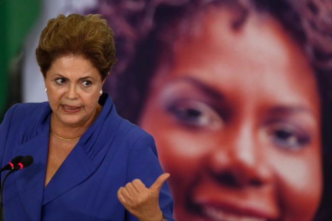 Brazil’s President Dilma Rousseff (AP-Yonhap)