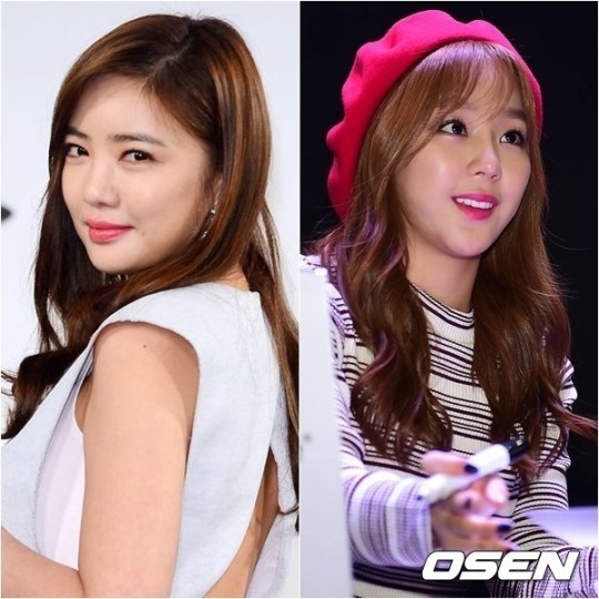 Lee Tae-im (left) and Yewon. OSEN