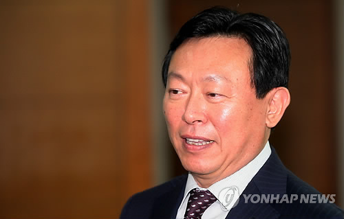 Lotte chairman Shin Dong-bin (Yonhap)