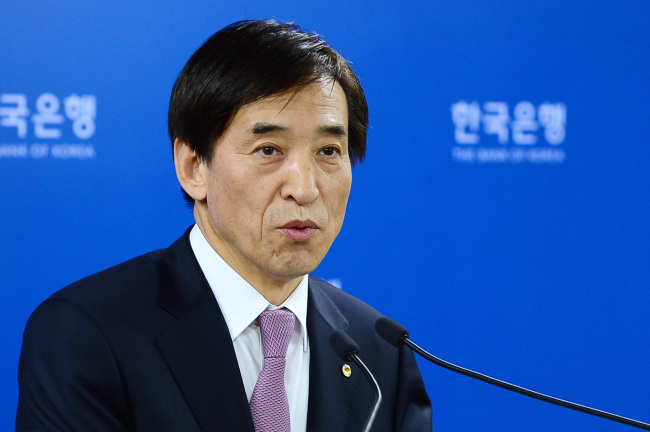 The Bank of Korea governor Lee Ju-yeol