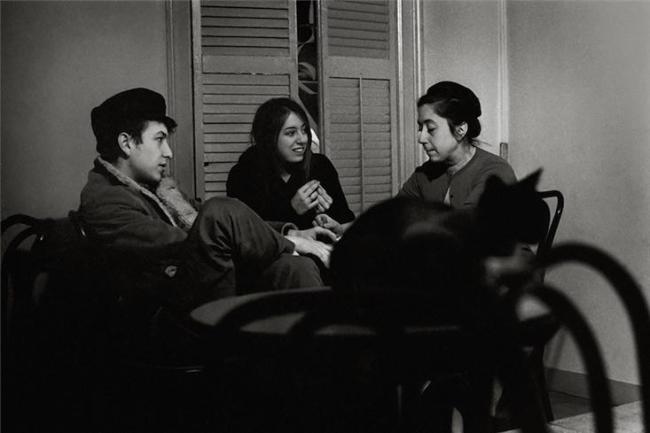 Bob Dylan, Suze Rotolo, and Lena Spencer, Caffe Lena, 1962 (Morrison Hotel Gallery)