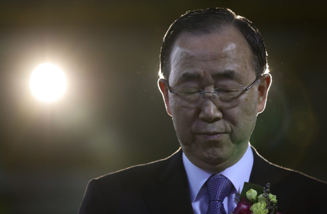 Former UN Secretary-General Ban Ki-moon (Yonhap)