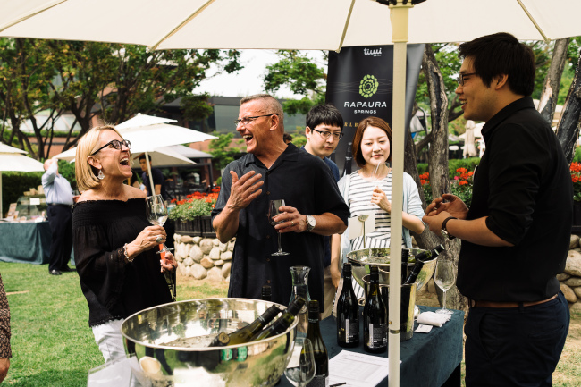 Guests attend last year’s New Zealand Wine Festival in Seoul. (Kiwi Chamber)