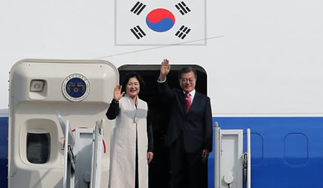 Moon heads to New York for UN assembly, summit with global leaders