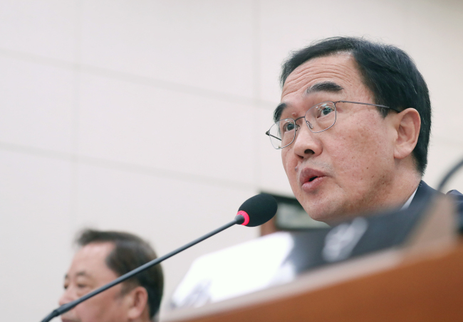 Unification Minister Cho Myoung-gyon (Yonhap)