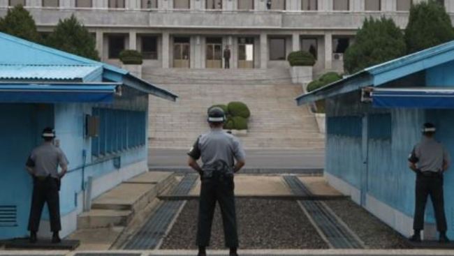 This file photo shows the truce village of Panmunjom inside the heavily fortified Demilitarized Zone (DMZ) that bisects the two Koreas. (Yonhap)