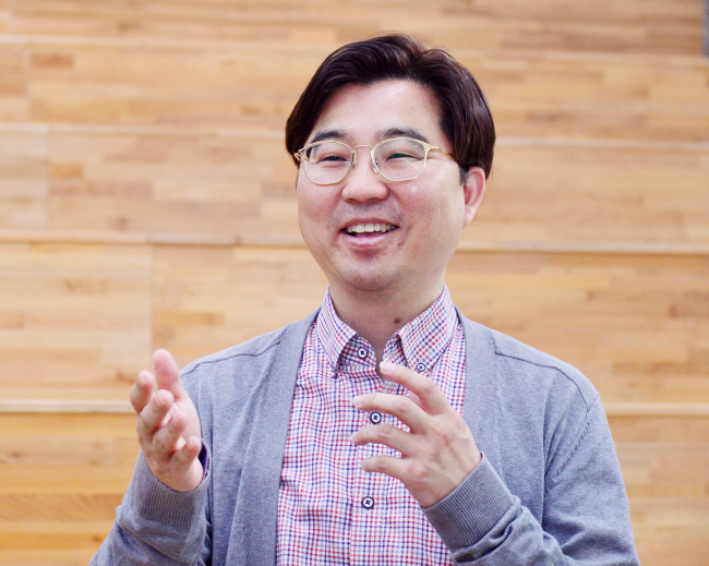 Winningi CEO Chung Woo-young (Park Hyun-koo/The Korea Herald)