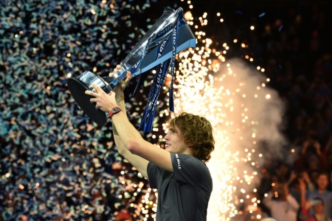 Alexander Zverev won the biggest title of his career in London (AFP)