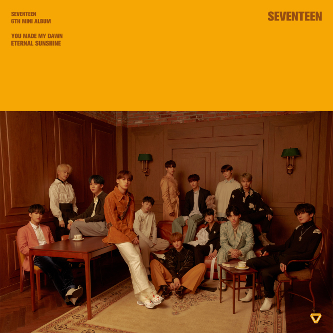 Album cover of Seventeen’s new cover ‘You Made My Dawn’ (Pledis Entertainment)