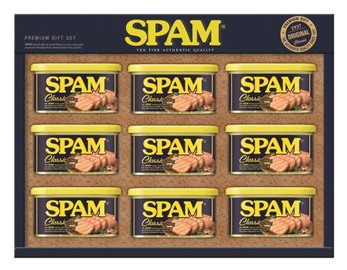 A typical Spam holiday gift set (Yonhap)