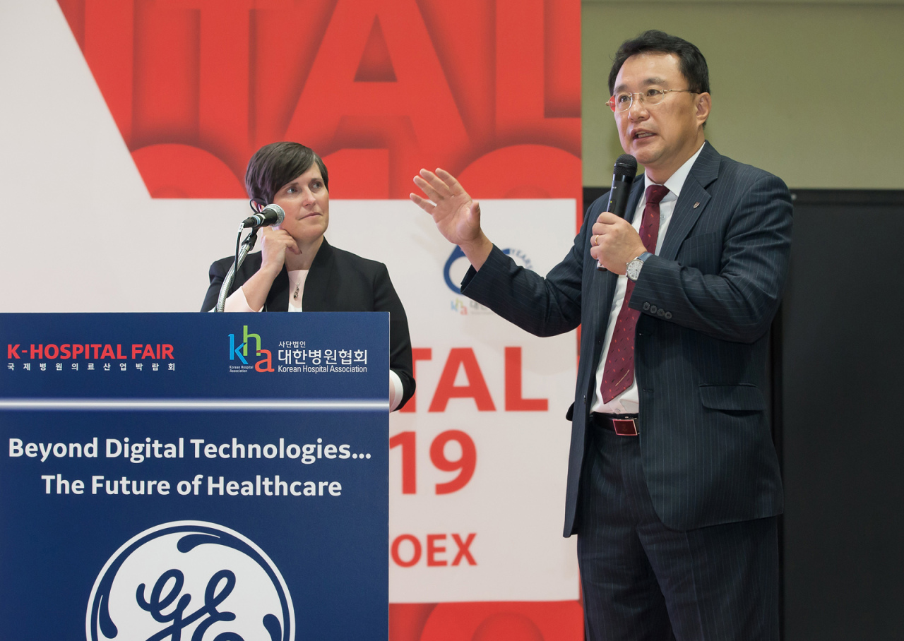 Park Jong-hoon, president of Korea University Hospital (GE Healthcare)