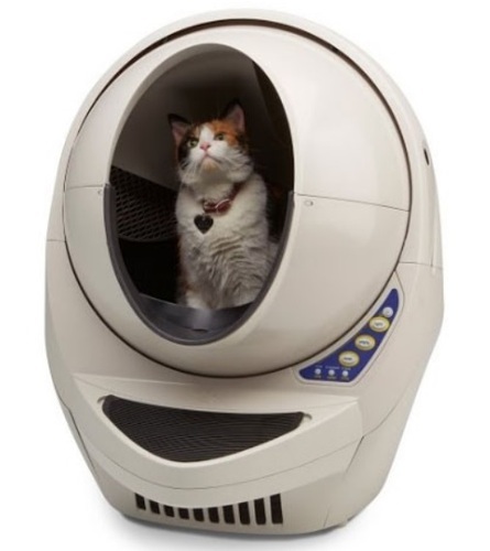 Automatic self-cleaning litter box for cats (Litter Robot)