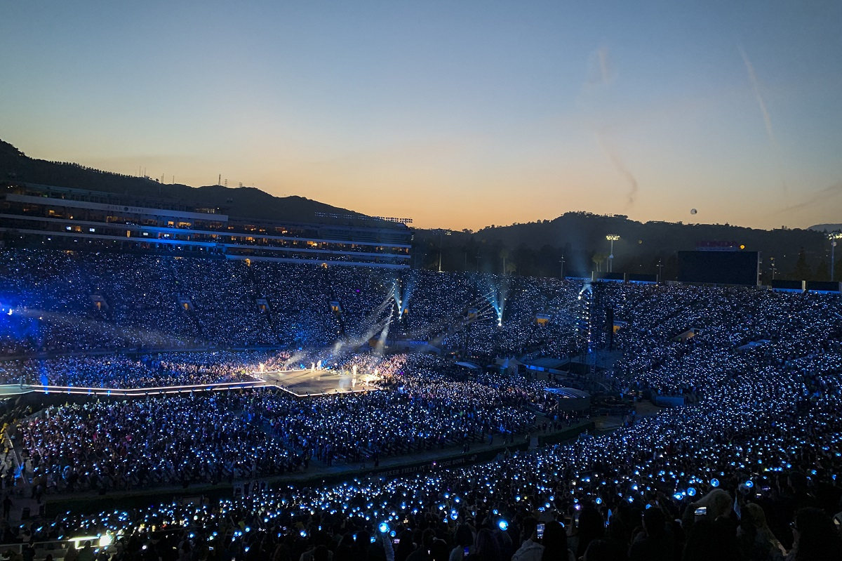 BTS at Rose Bowl Stadium (Big Hit Entertainment)