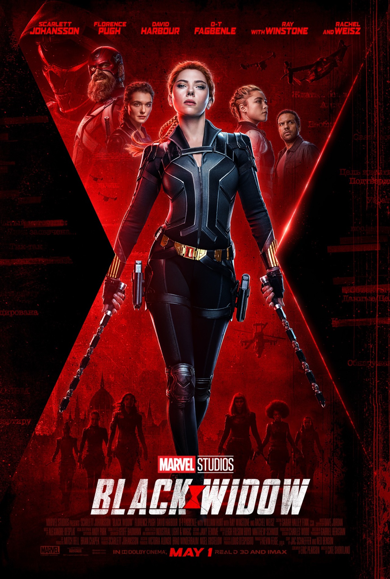 The theatrical opening of “Black Widow,” originally slated for April in Korea, has been delayed. (Marvel Studios)