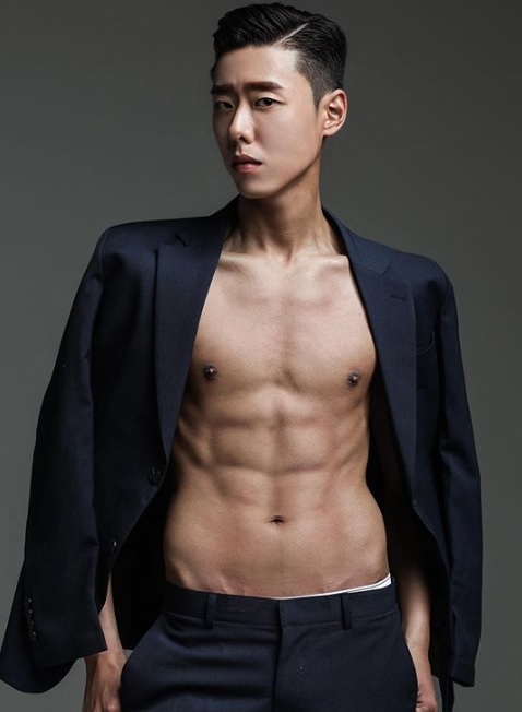 Kim Tae-hwan’s body profile photo after 12 weeks of training. (Courtesy of Kim Tae-hwan)