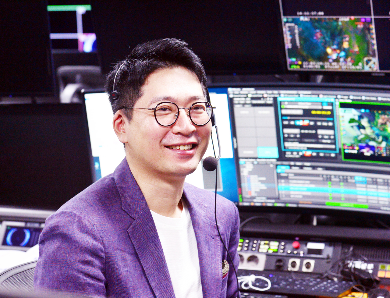 Yi Mino, executive producer of esports at Riot Games, speaks during an interview with The Korea Herald at the headquarters in Seoul, on Monday. (Park Hyun-koo / The Korea Herald)