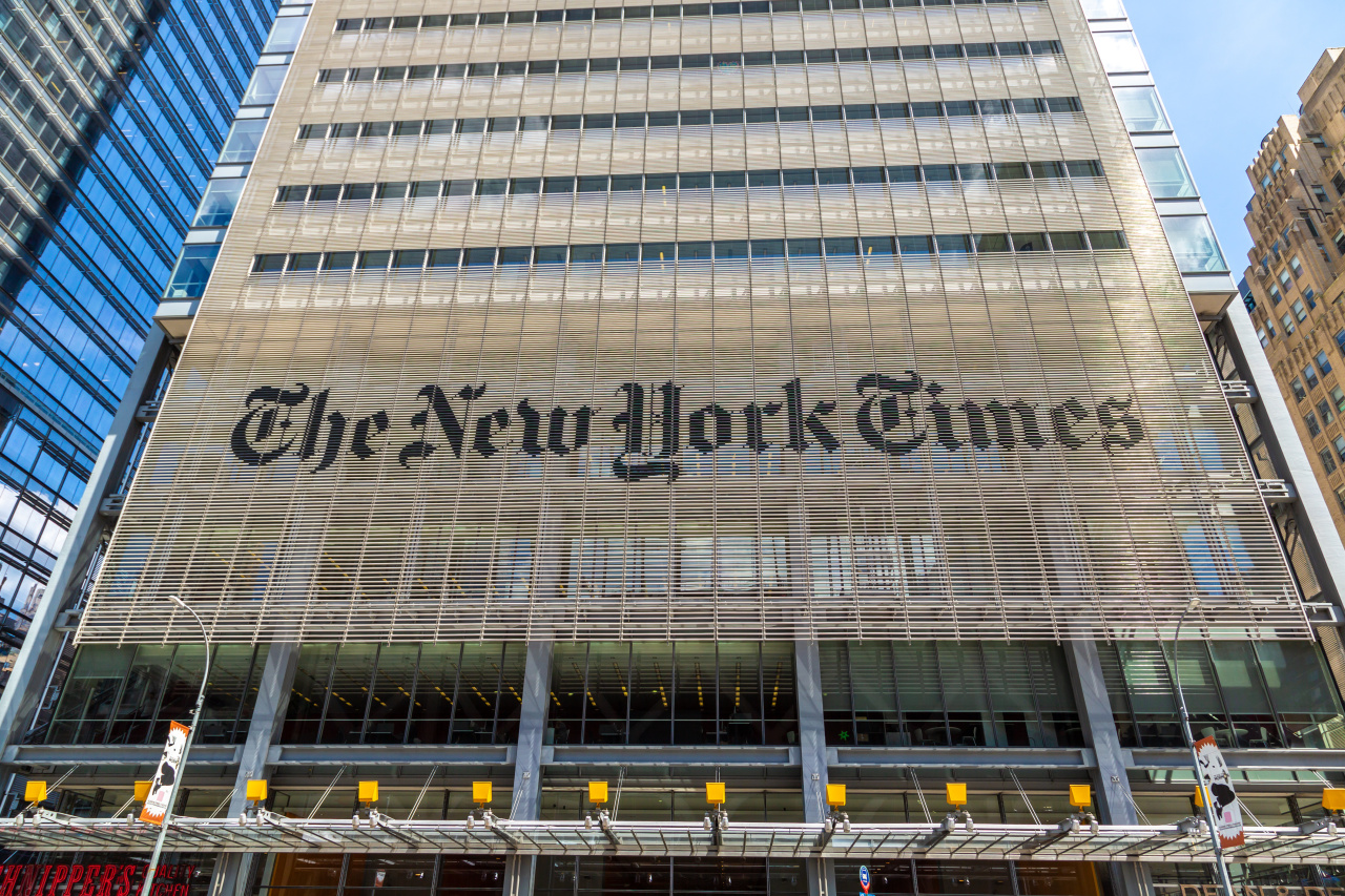 The New York Times headquarters in New York (123rf)