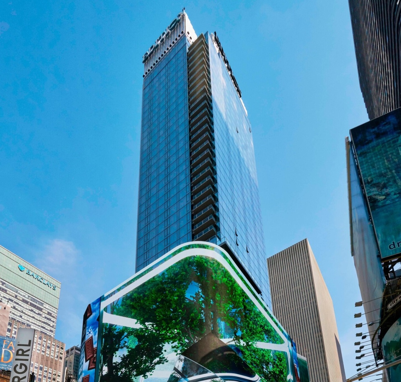 Exterior of the Times Square Edition hotel in New York City. (Marriott)