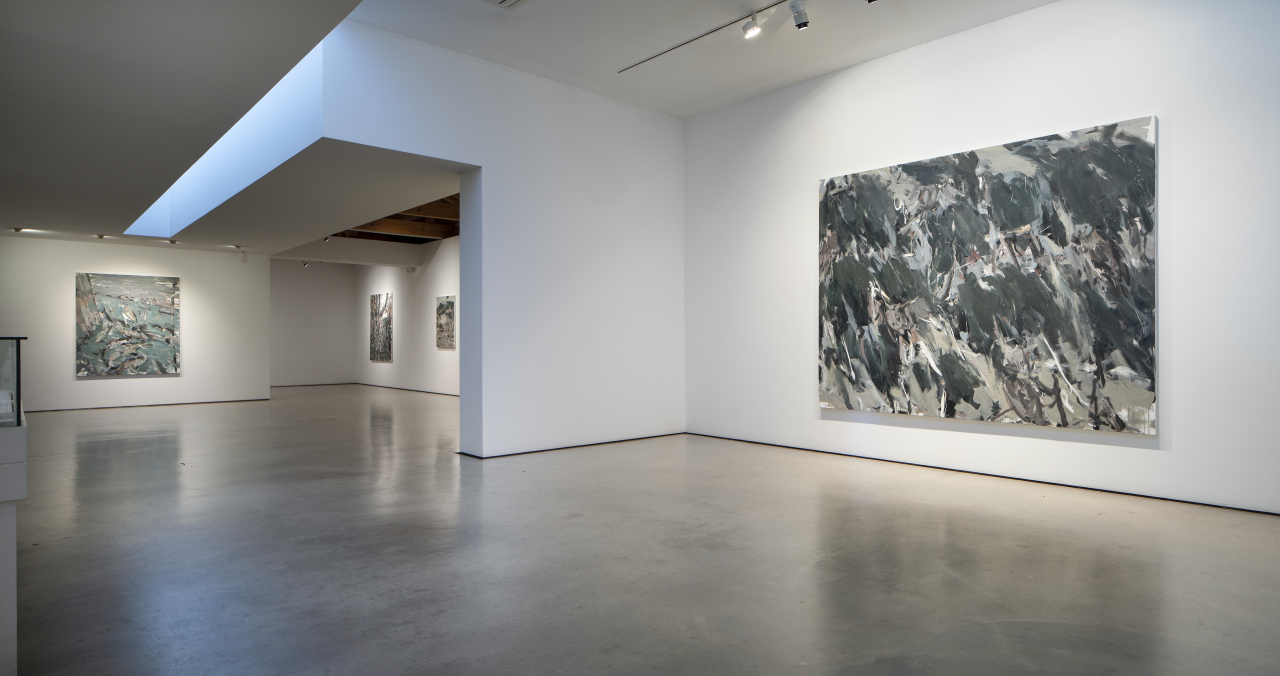 The installation view of 