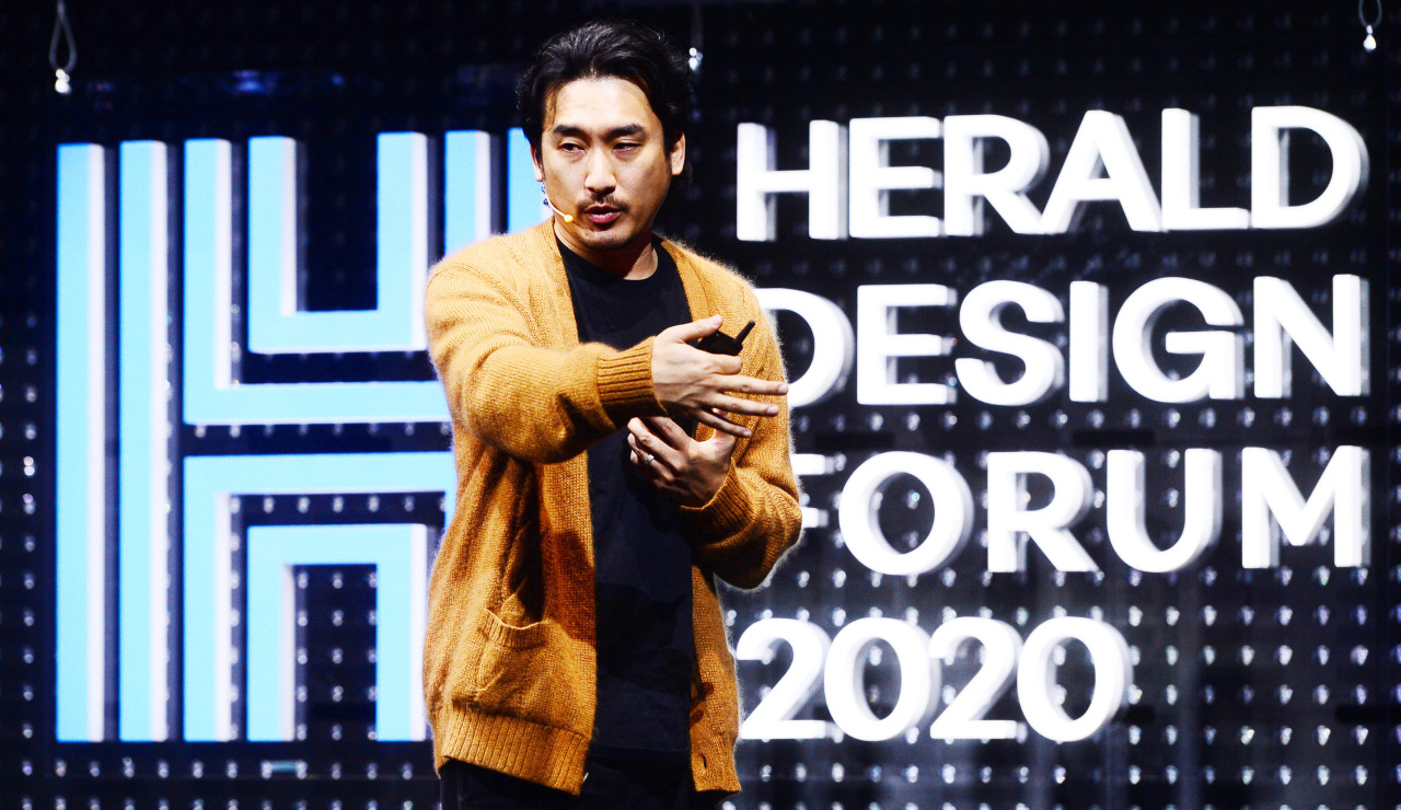 Dophiners Films CEO Shin Woo-seok (Park Hae-mook/The Korea Herald)