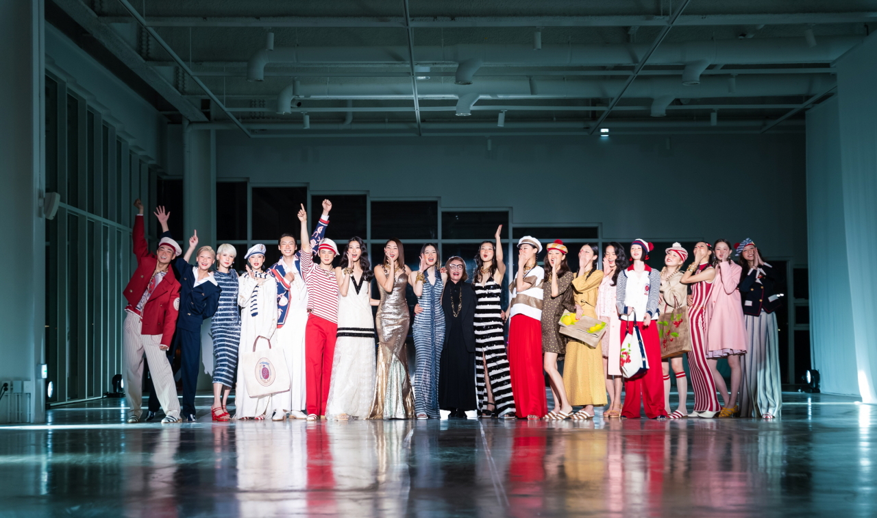 Miss Gee Collection is shown on live-streamed runway on Oct. 20 at the 2021 S/S Seoul Fashion Week(Seoul Design Foundation)