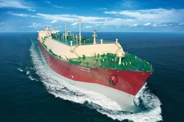 An LNG carrier that Samsung Heavy Industries delivered to Qatar’s shipping company in 2010 (SHI)