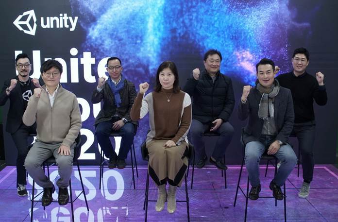 Unity Technologies’ Korea Country Head Kim In-suk (front row, center) (Unity Technologies Korea)