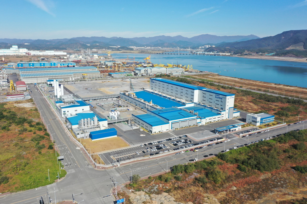 Posco Chemical‘s cathode plant in Gwangyang, South Jeolla Province (Posco Chemical)