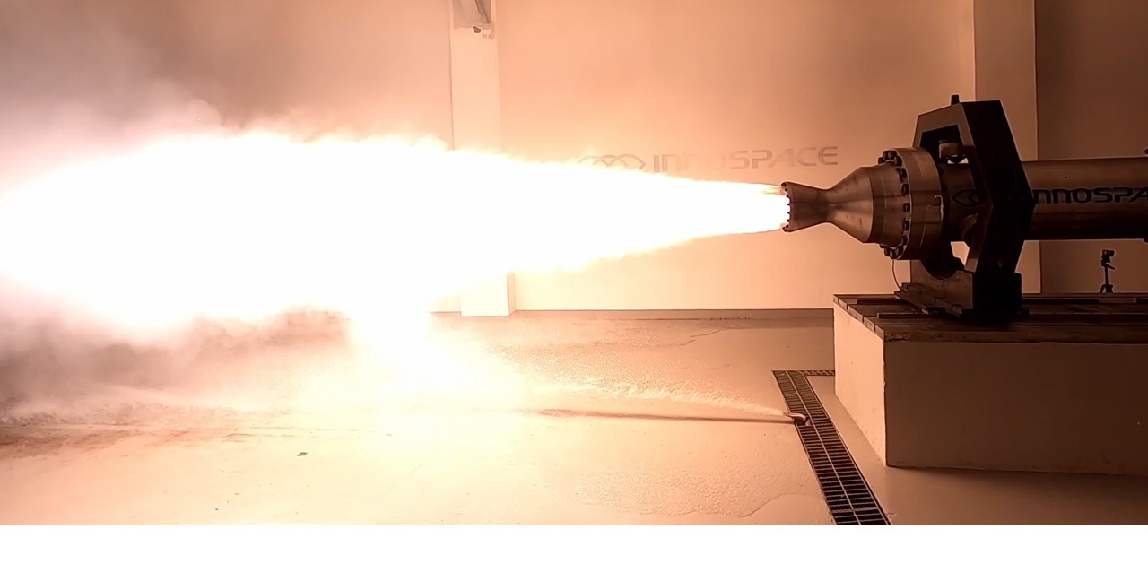 A hybrid rocket engine developed by South Korean rocket startup Innospace (Innospace)