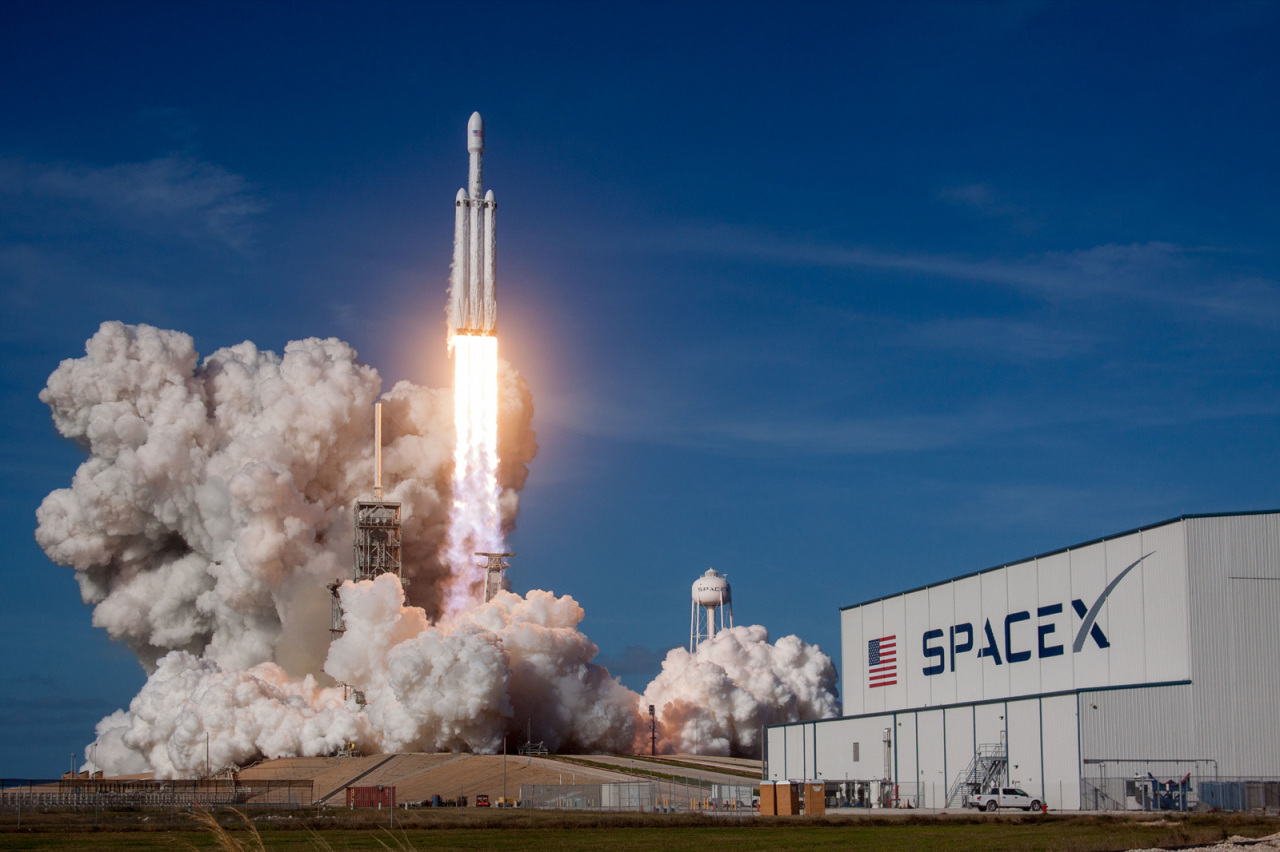 The image shows spaceflight company SpaceX’s rocket launch. (SpaceX)