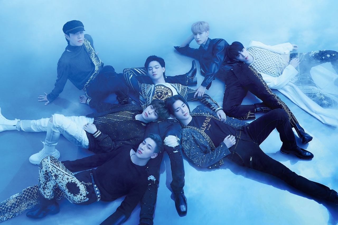 The cover image for GOT7’s fourth studio album, “Breath of Love: Last Piece” (JYP Entertainment)