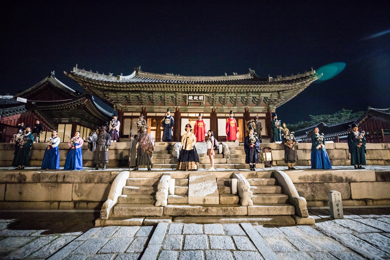 The play “Time Travel: The Day -- Story of Jeongjo, Peach Blossom: It’s Sad to Think” will be performed at the seventh Royal Culture Festival. (Cultural Heritage Administration)
