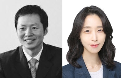 From left: Egon Zehnder Seoul's managing partner Eugene Kim and business analyst Hannah Hyun-jeong Nam (Egon Zehnder Seoul)