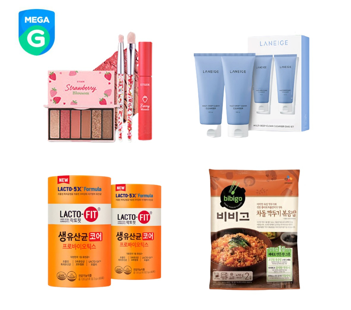 This image provided by Gmarket shows hit products from its Mega G-Festival held in the run-up to the Chuseok holiday season.