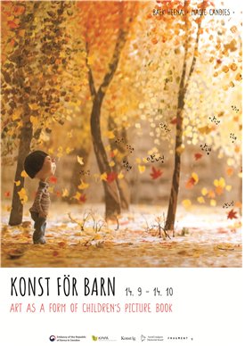 A poster for an exhibition of Korean children’s picture books in Sweden (Culture Ministry)