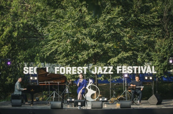 A band performance at Seoul Forest Jazz Festival (Seoul Forest Jazz Festival)