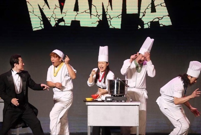 “Nanta” actors perform during a tour of Taiwan in 2019. (PMC Production)