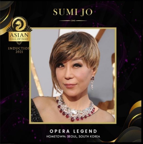 Soprano Sumi Jo (Asian Hall of Fame)