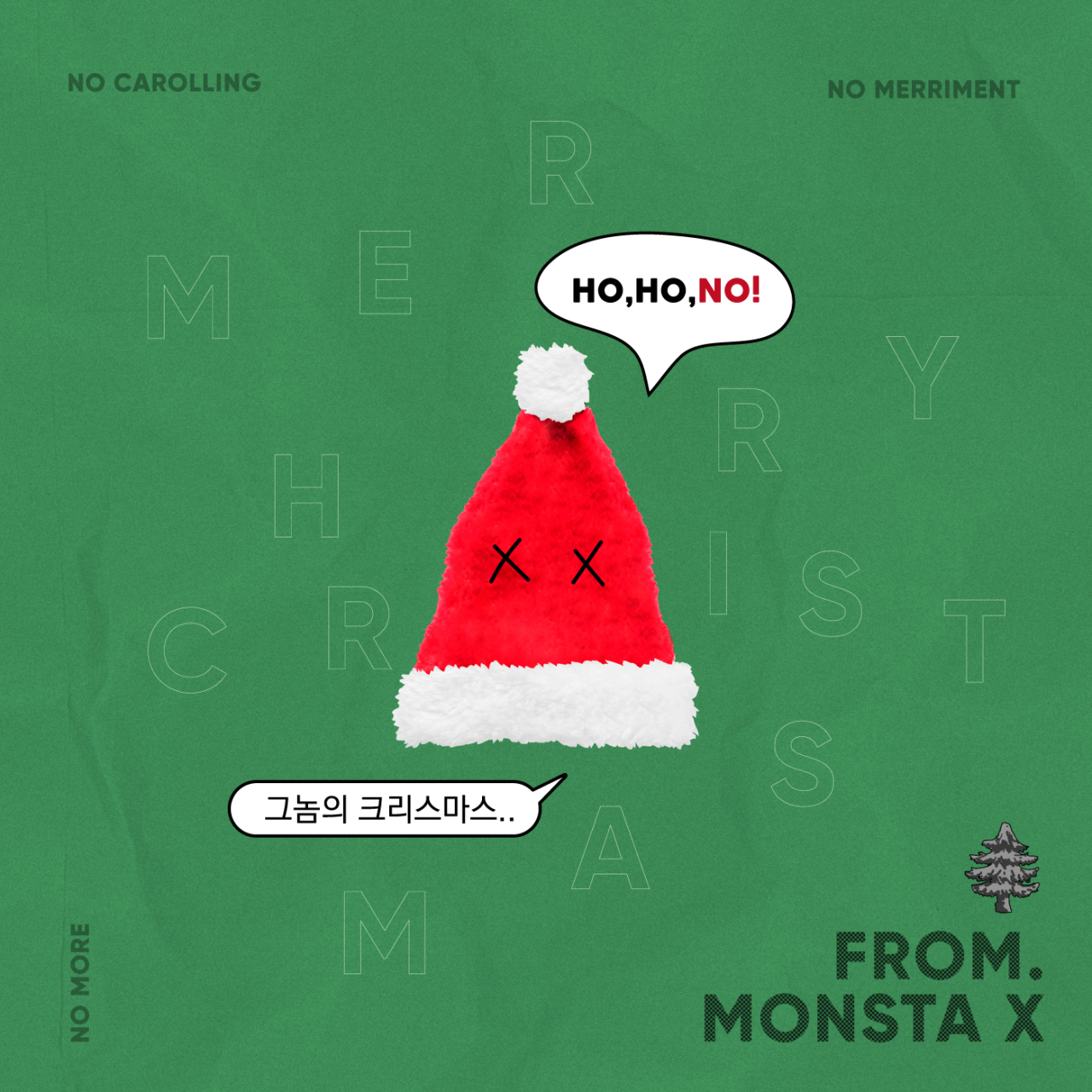 A poster for boy band Monsta X’s ”Lonely Christmas.“ (Starship Entertainment)