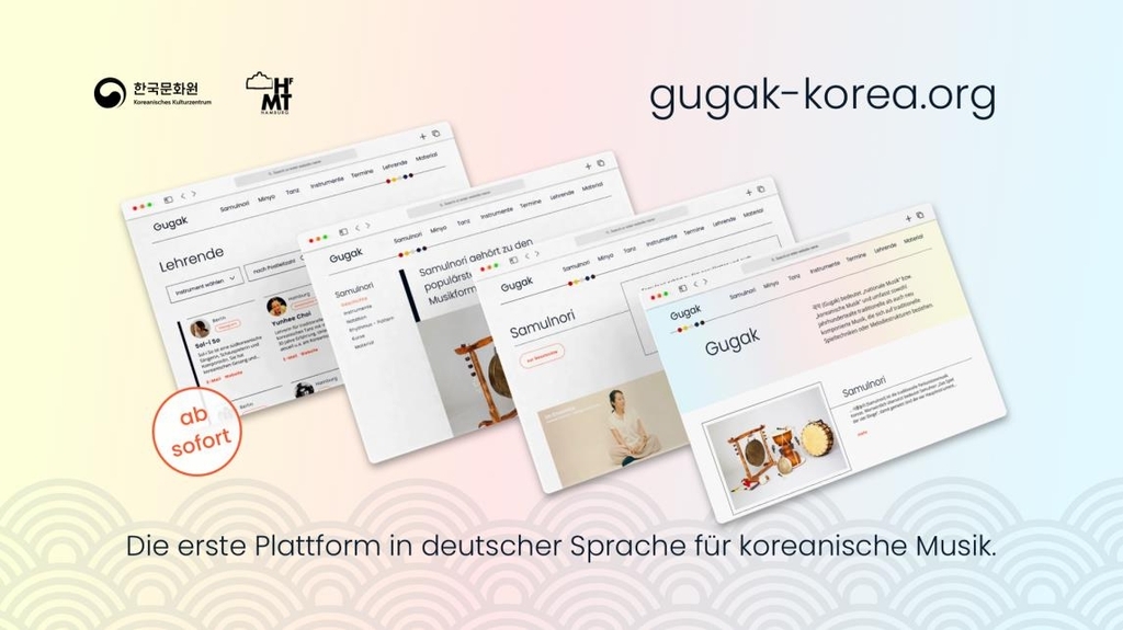Start einer Plattform zum Erlernen traditioneller koreanischer Musik auf Deutsch