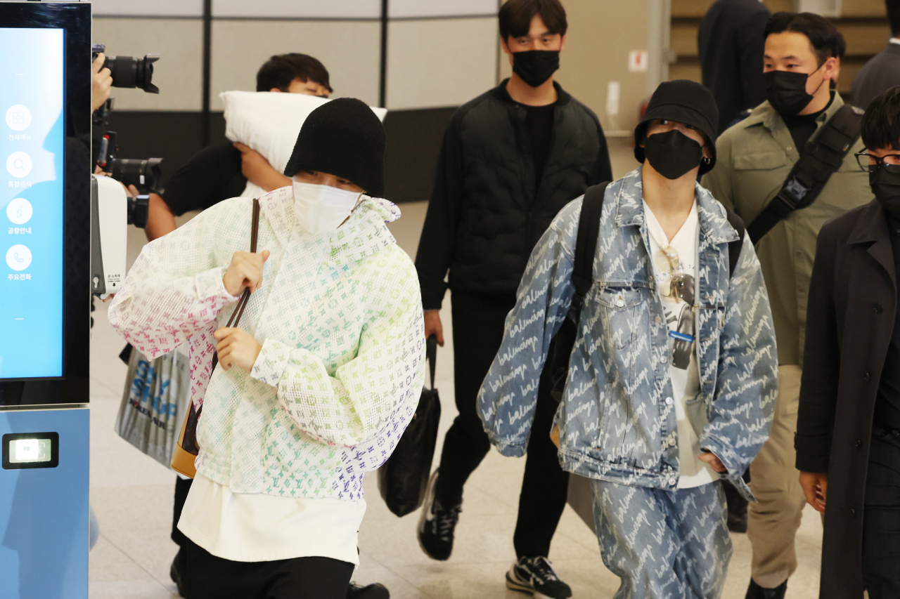 BTS Jungkook Jimin and Jin Return Home After LA Concert But Where