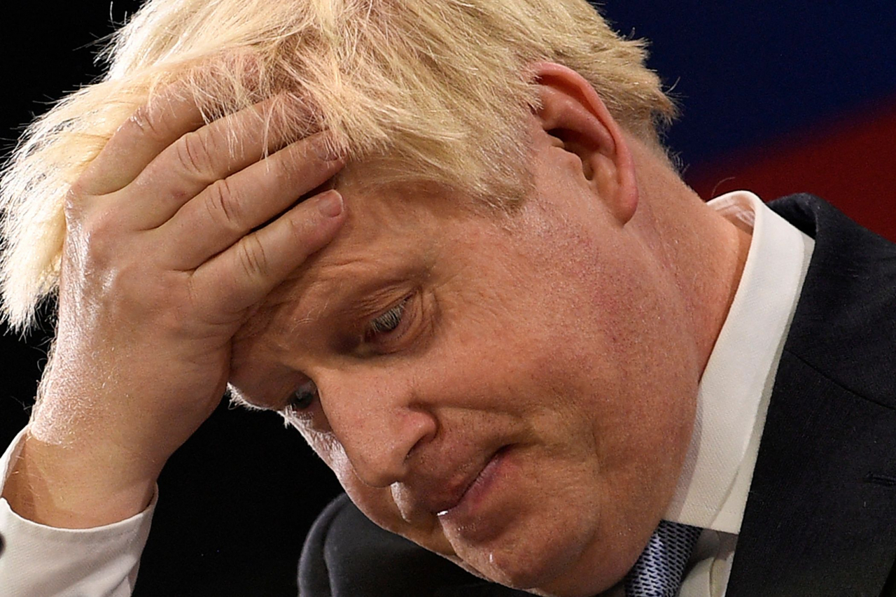 Britain's Prime Minister Boris Johnson (AFP-Yonhap)