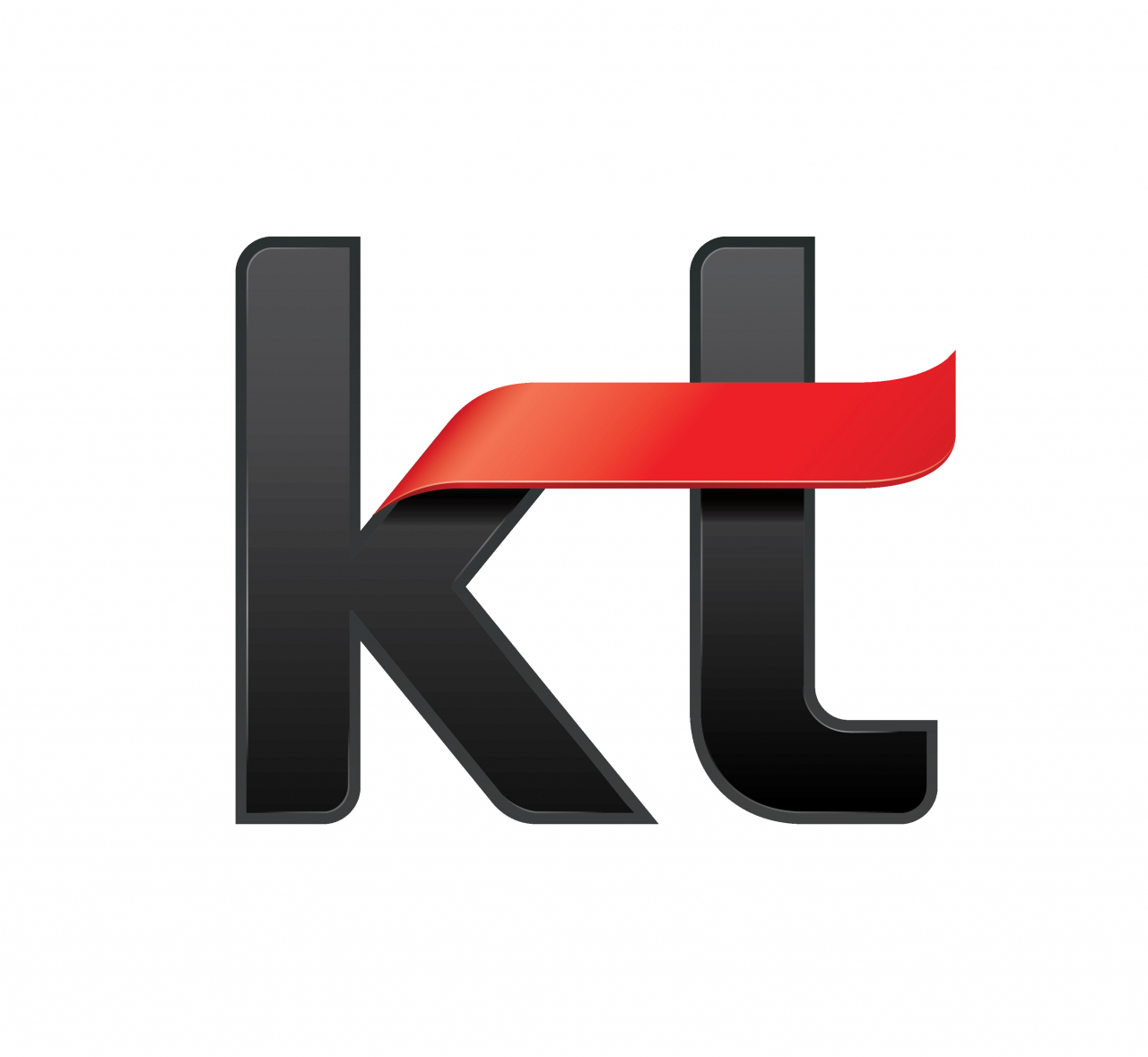 The corporate logo of KT. (KT)