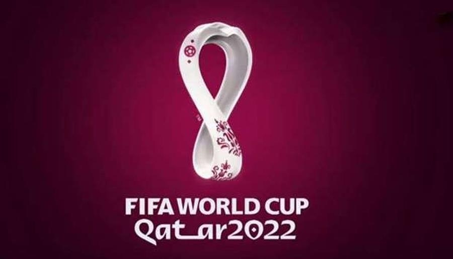 This file image provided by the organizers of the 2022 FIFA World Cup on Sept. 3, 2019, shows the tournament's official emblem. (2022 FIFA World Cup Organizers)