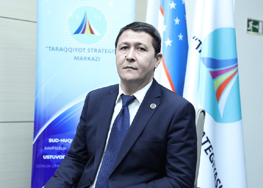 Head of the Department of Development Strategy Center, Jamshid Sharipov. (Embassy of Uzbekistan in Seoul)