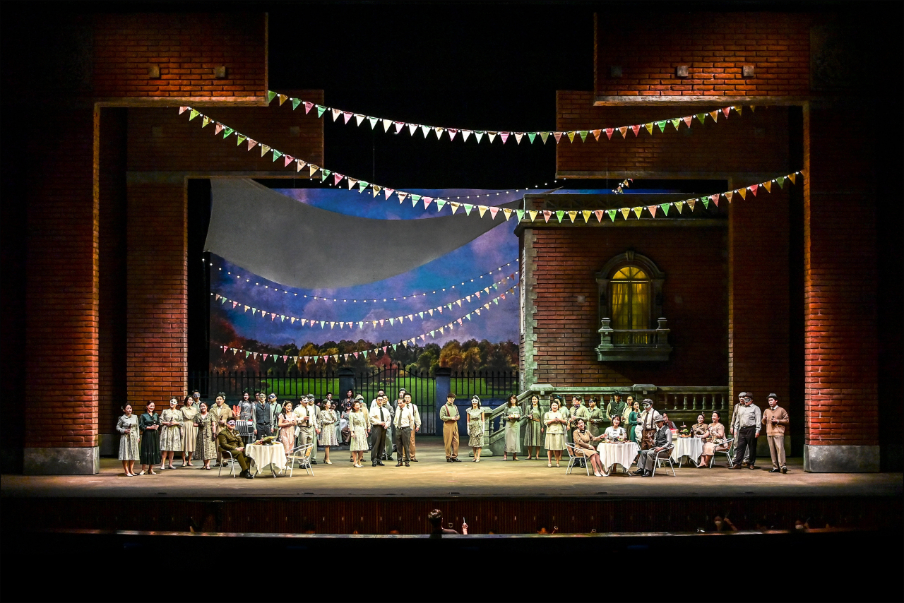 Seoul Metropolitan Opera rehearses “Romeo et Juliette” on Tuesday. (Sejong Center for the Performing Arts)