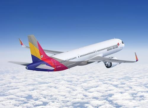 This file photo provided by Asiana Airlines shows the company's A321NEO passenger jet. (Asiana Airlines)